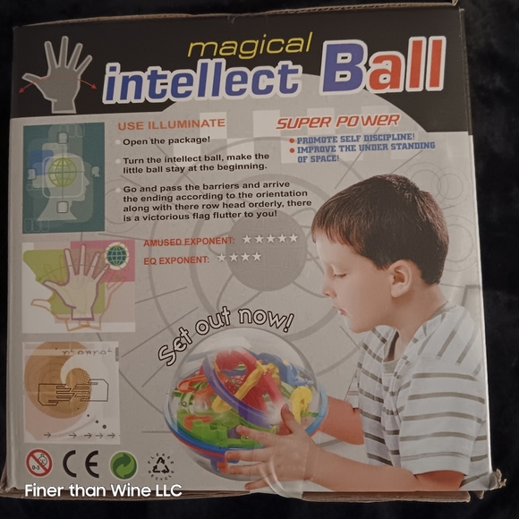 New 3 Otters Magical Intellect Superpower Toy Puzzle Ball For Kids 3+ - Picture 4 of 5